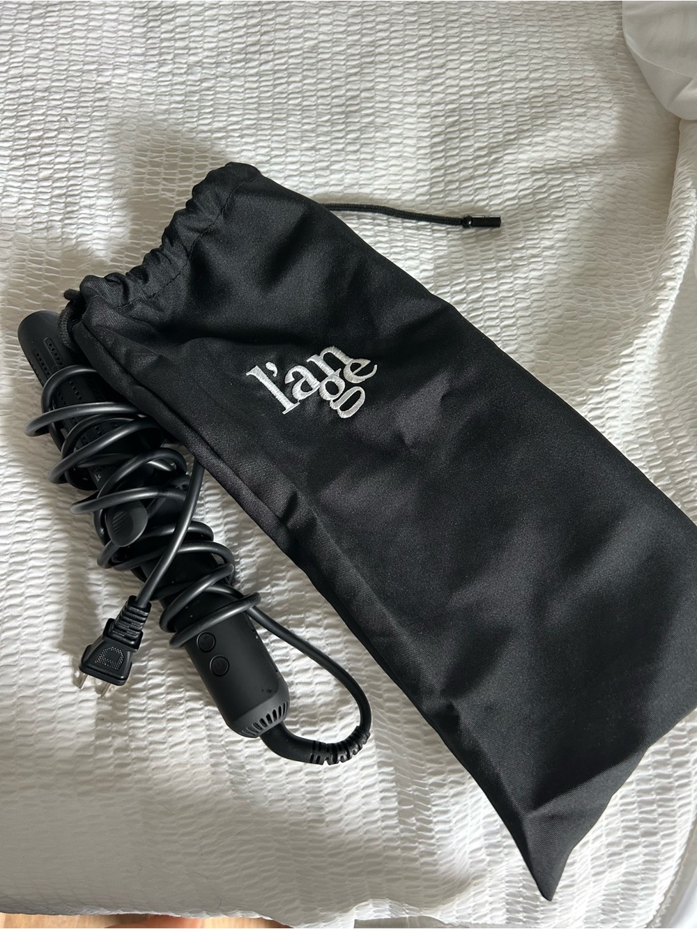L’ange straightener/curling iron w Bag